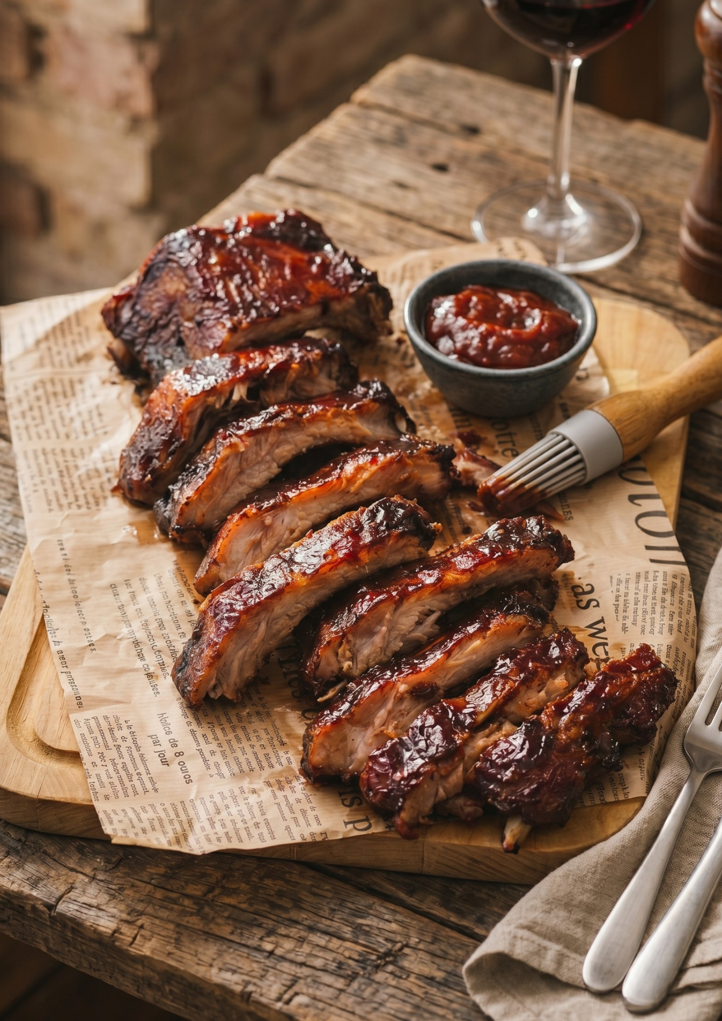Costillar BBQ (900 grs.)